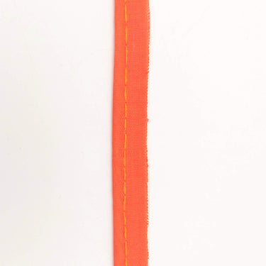 3 Yards, 5mm Flanged Insertion Piping on 10mm Band, Orange Fabric Trim